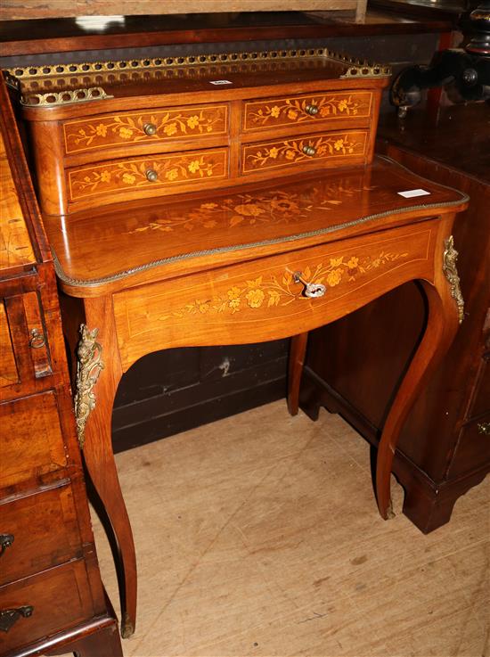 Inlaid rosewood bonheur de jour